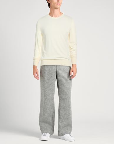 Man Sweater Cream Size M Wool