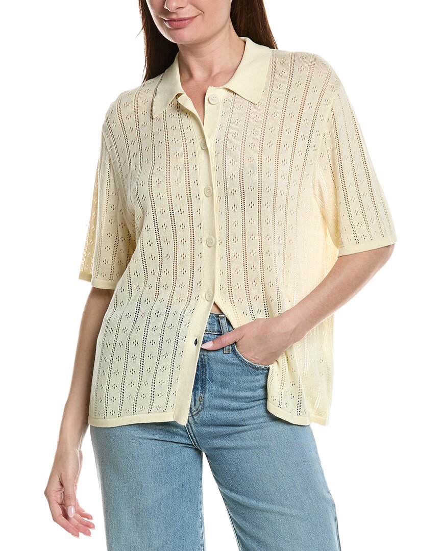 Milan Linen-Blend Knit Shirt