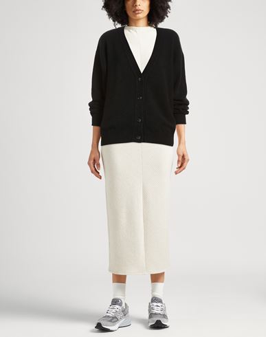 Woman Cardigan Black Size 4 Cashmere, Silk, Polyester