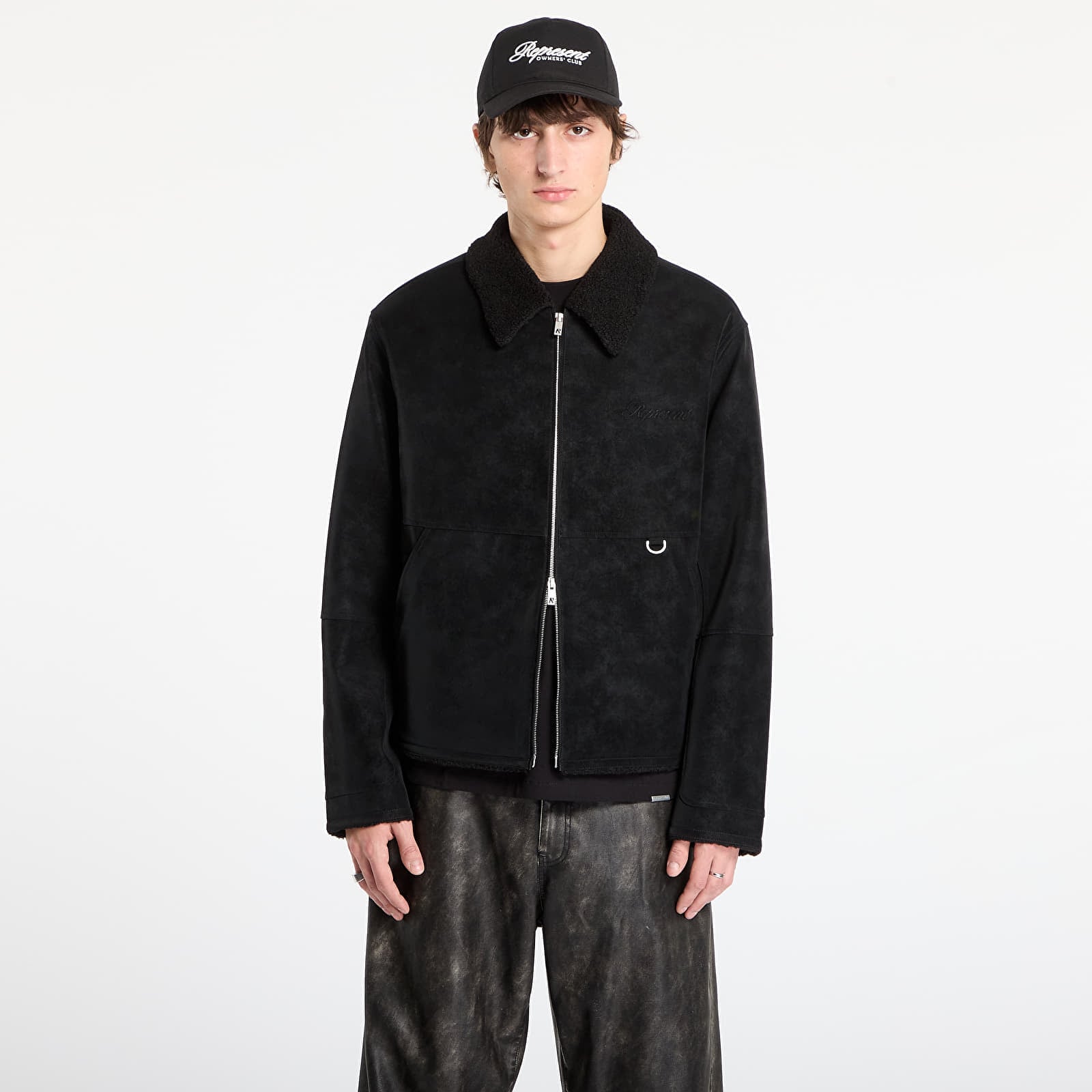 Jacket REPRESENT Shearling Jacket Jet Black