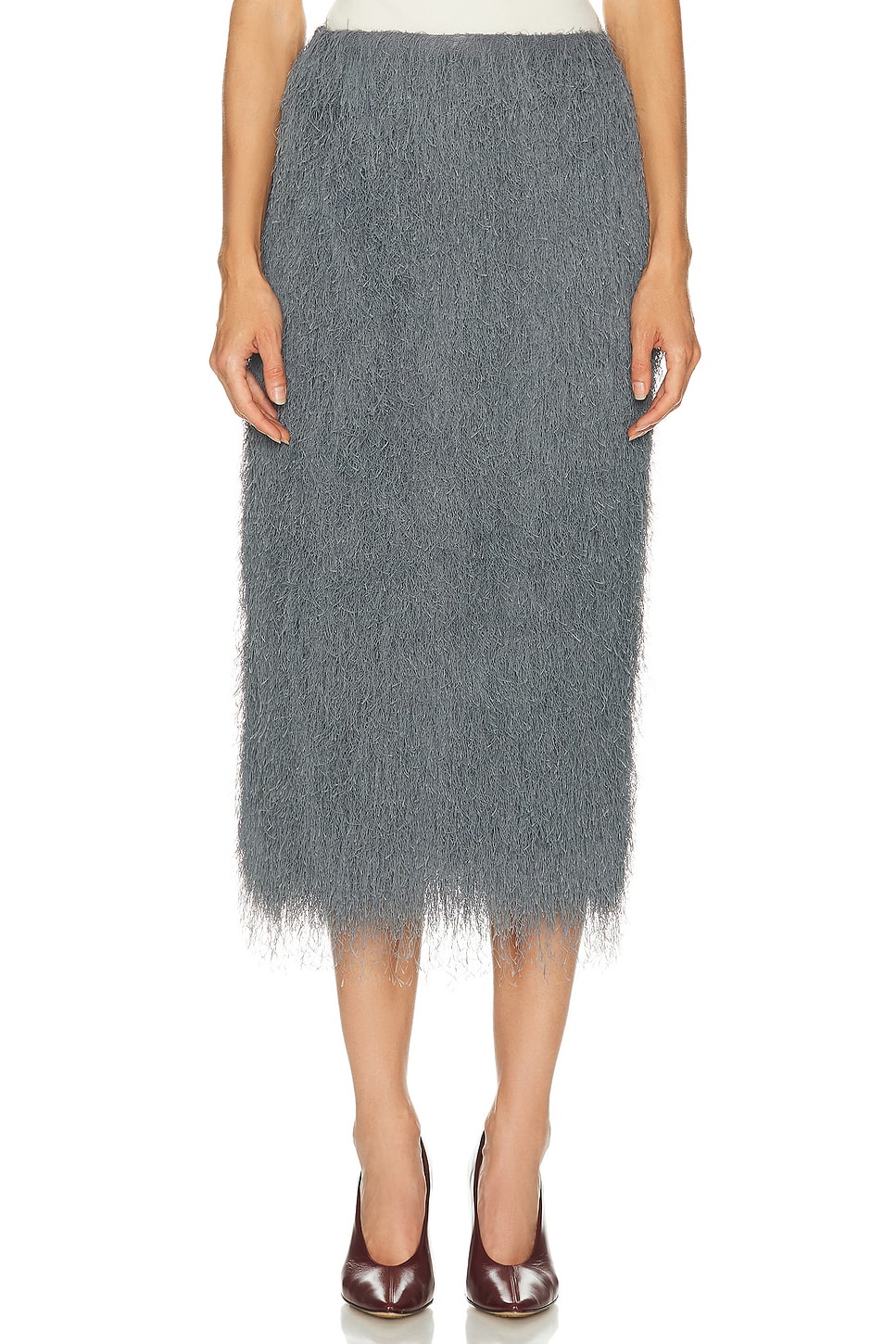 Dries Van Noten Sokna Skirt in Grey