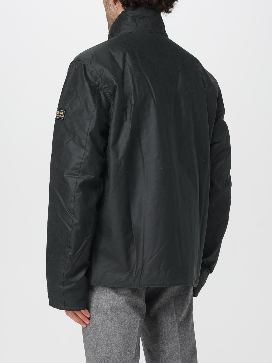 Coat Men color Green