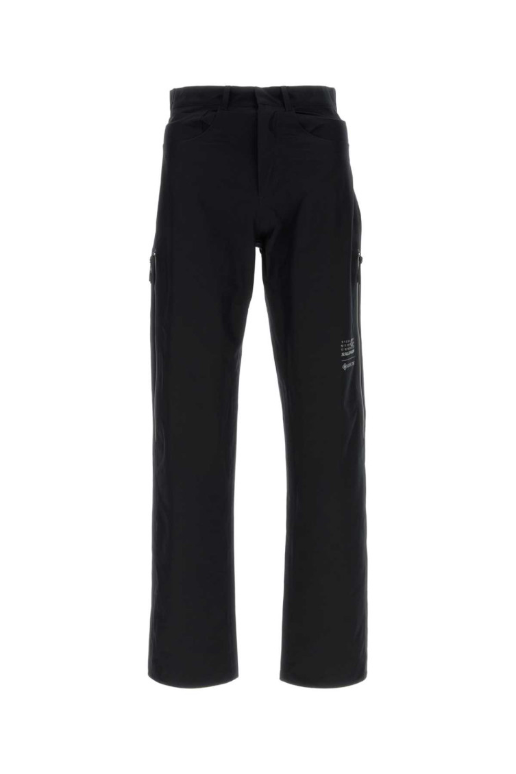 Black Logo Print Pant