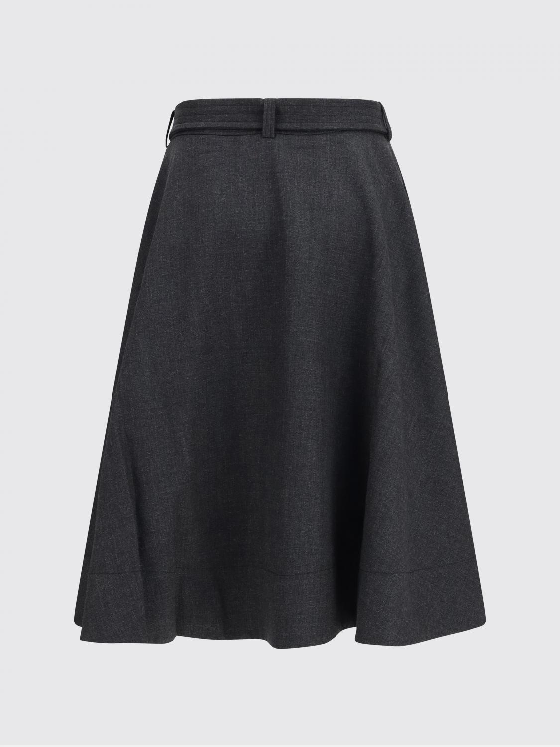 Skirt Woman color Charcoal