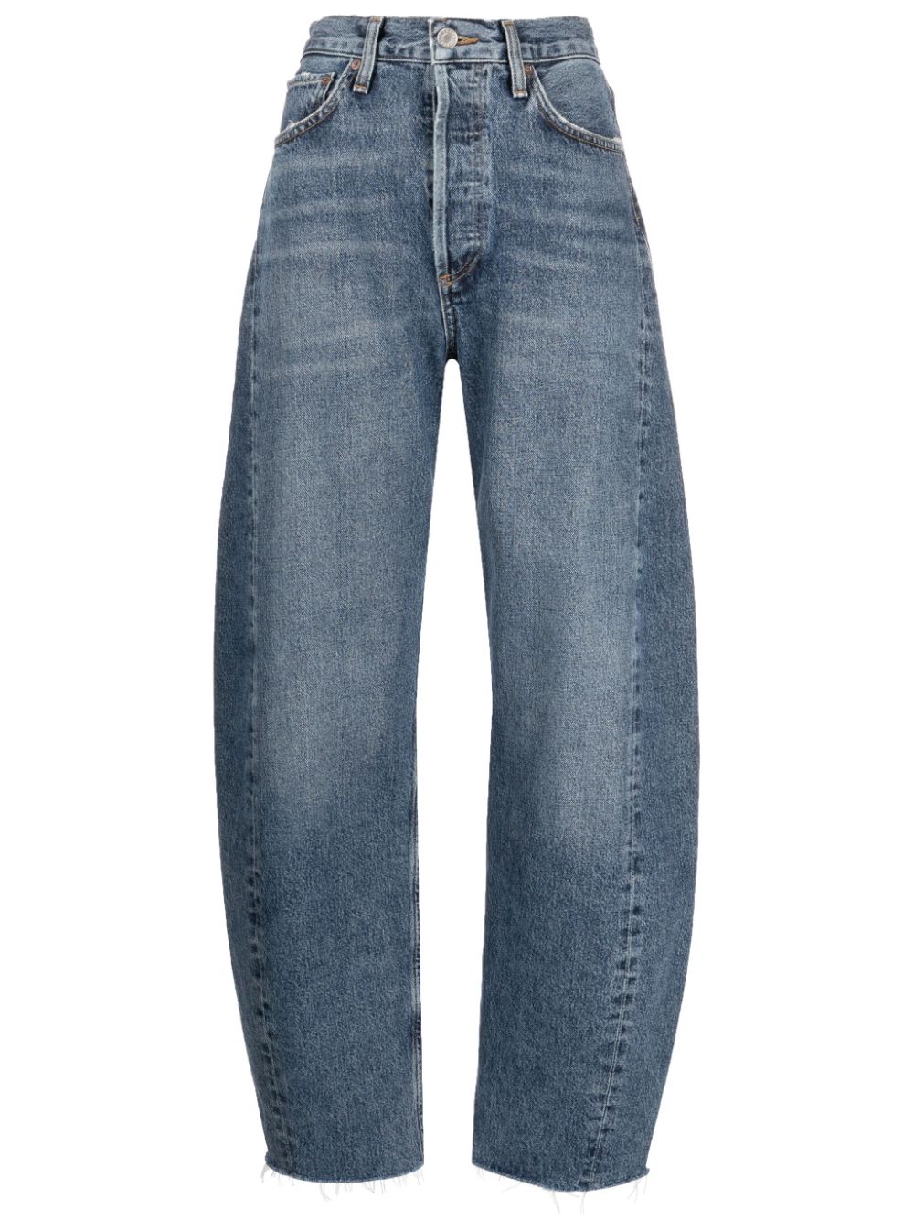 Dara mid-rise tapered jeans - Blue