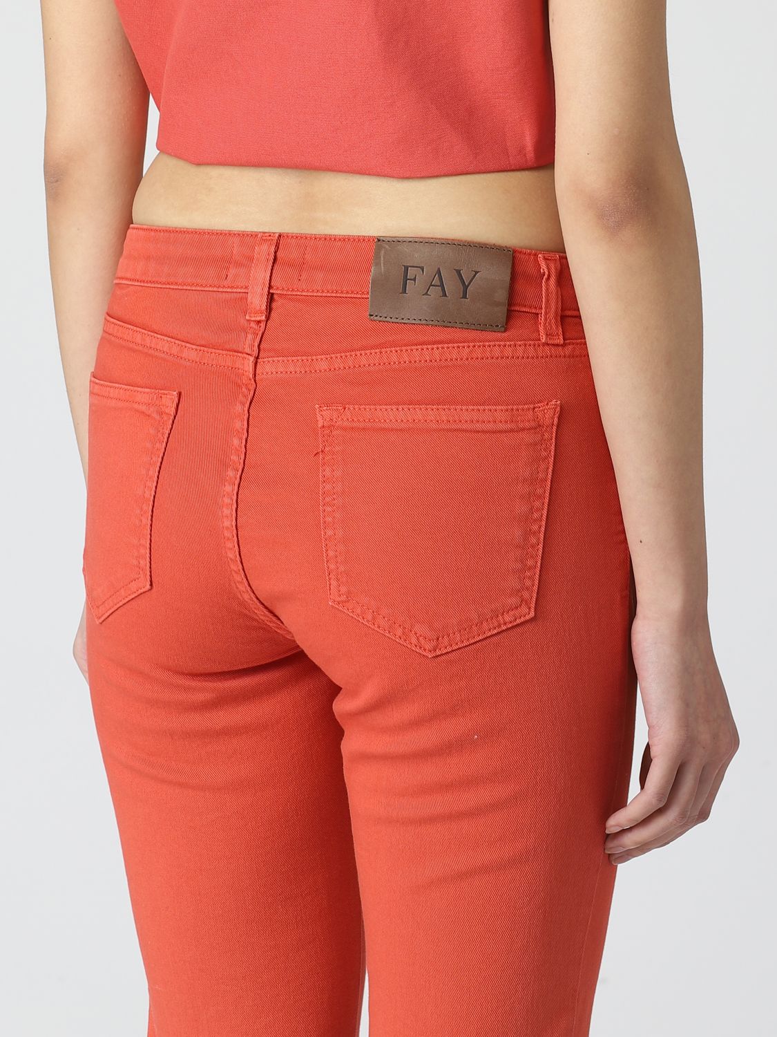 Pants Woman color Red