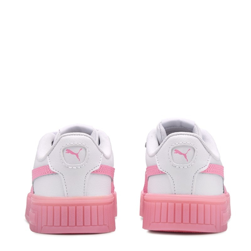 Kids' Carina 2.0 Low Top Sneaker Little Kid Shoes (White/Pink)