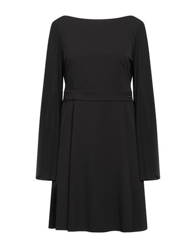 Woman Mini dress Black Size 8 Polyester, Elastane