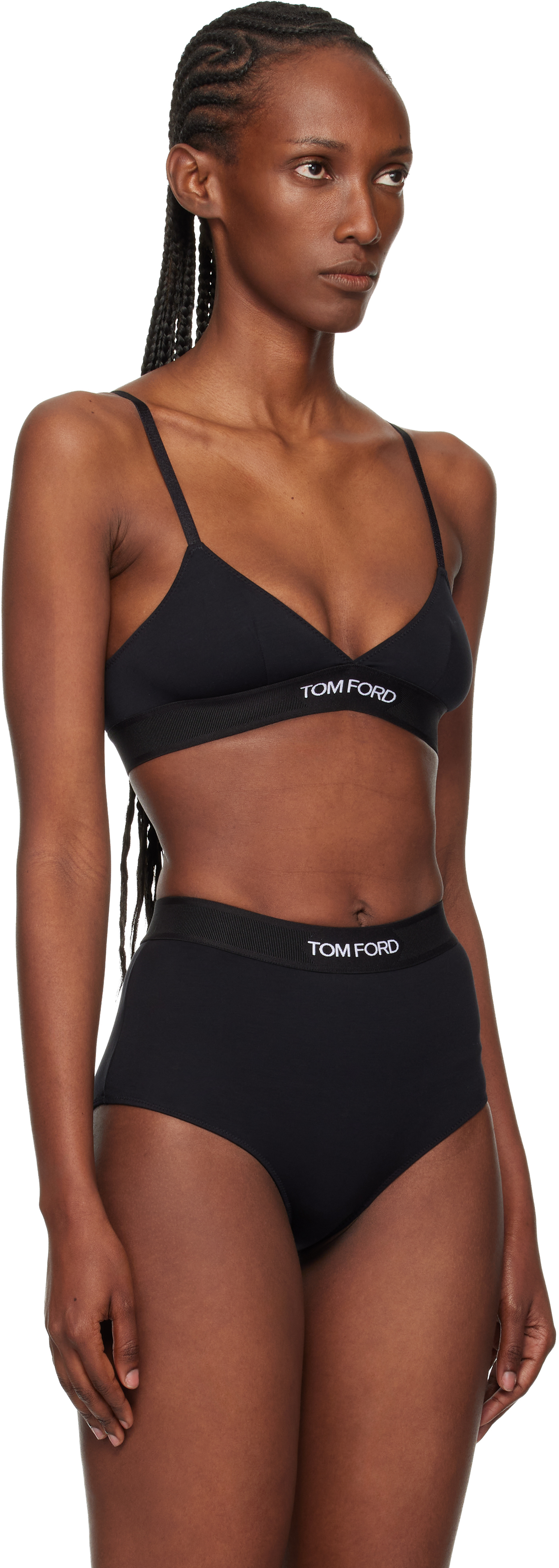 Black Modal Signature Bra
