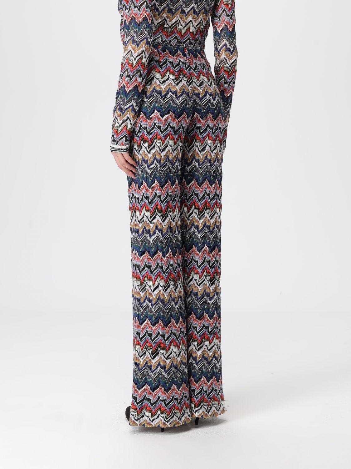 Zigzag trousers - Black