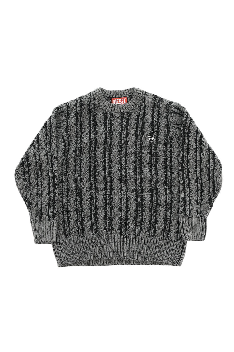 Kids Grey Knitted Sweater