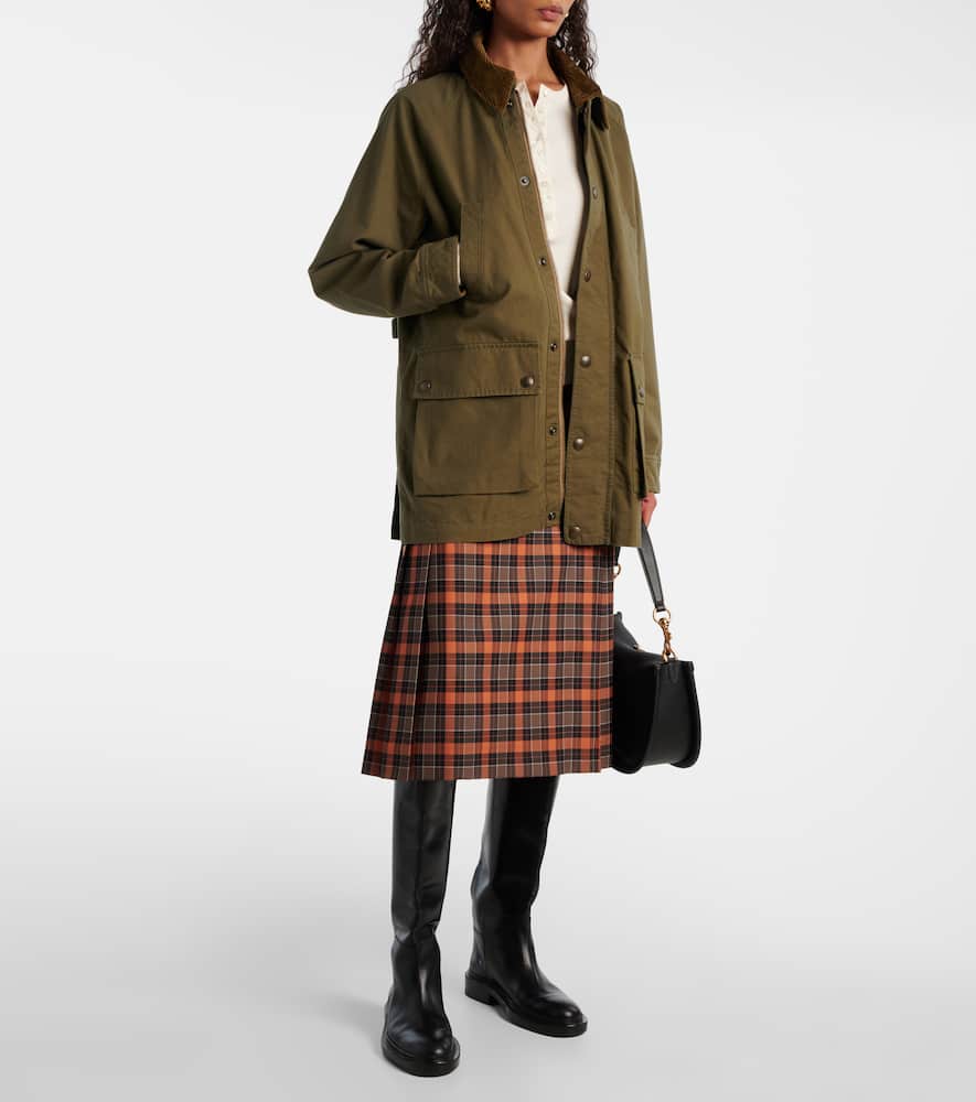 Cotton twill field jacket