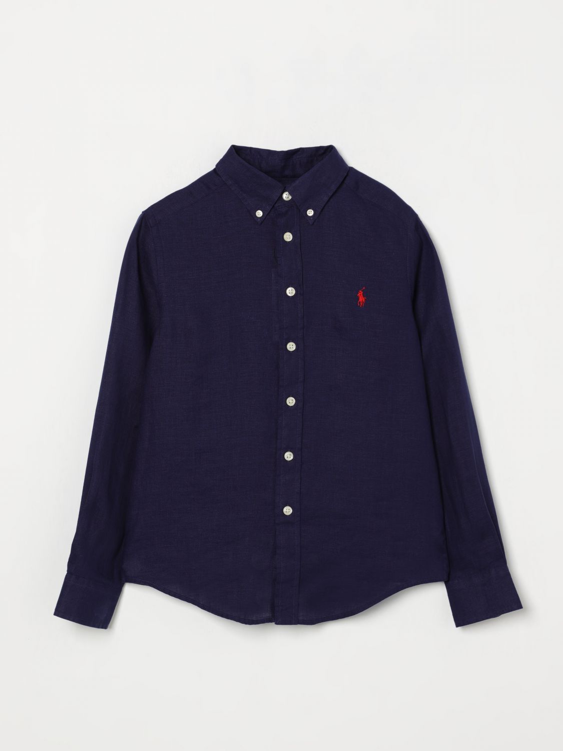 Shirt POLO RALPH LAUREN Kids color Navy