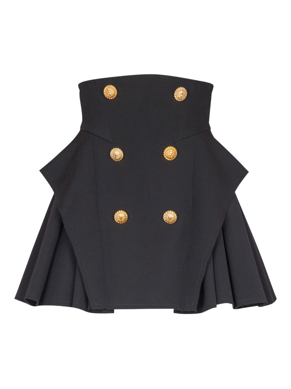 Balmain grain de poudre skirt - Black