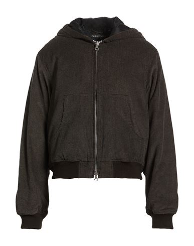 Man Jacket Dark brown Size 42 Cotton