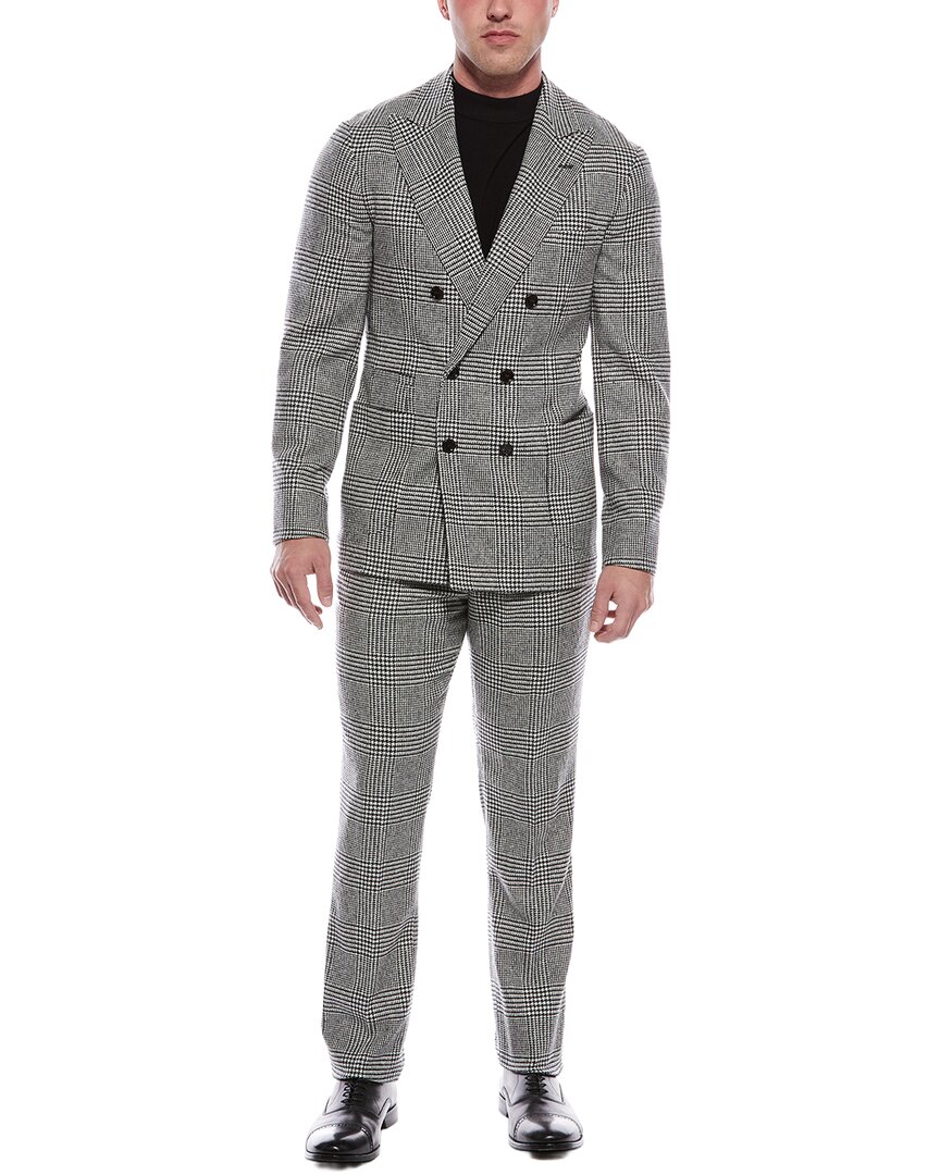 2pc Wool & Cashmere-Blend Suit