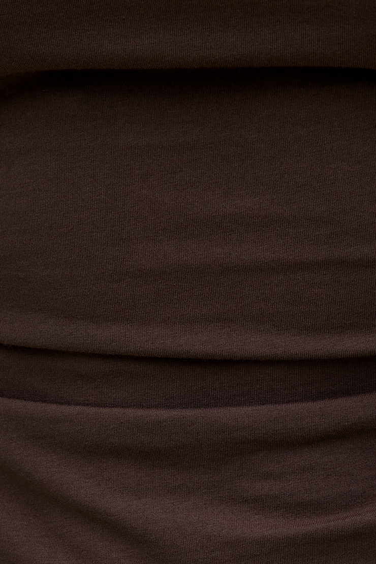 Andrea Jersey T Shirt - Brown - Women Clothing