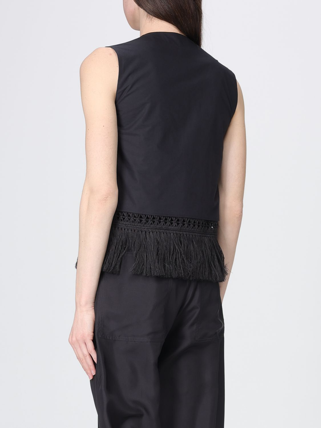 Waistcoat Woman color Black