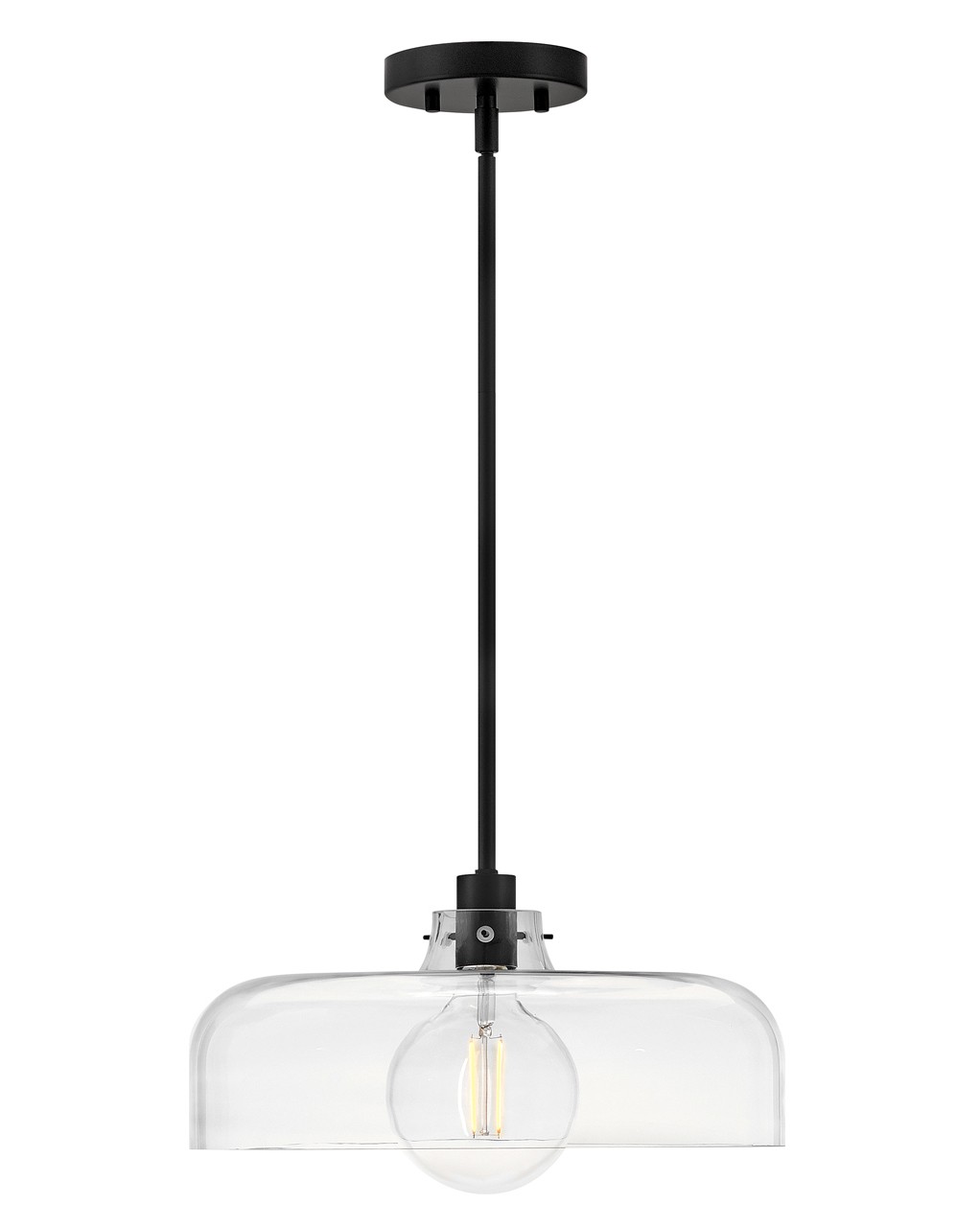 Black LED Pendant from the Maisie Collection