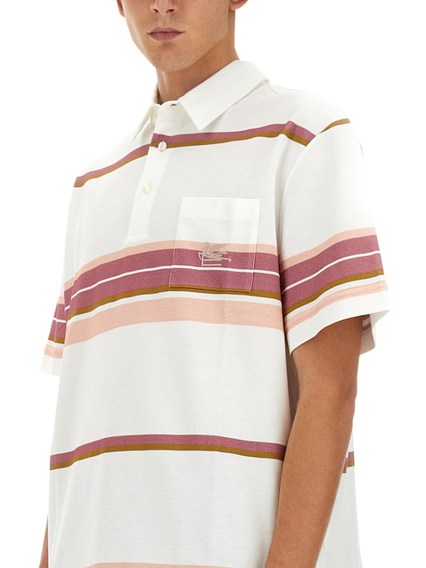Polo Shirt With Pegasus Embroidery