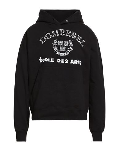 Man Sweatshirt Black Size L Cotton