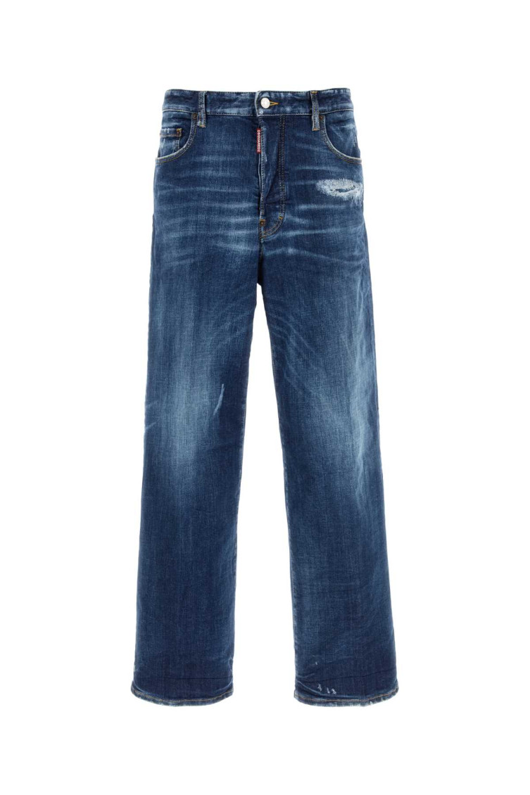 Stretch Denim Loose Jeans