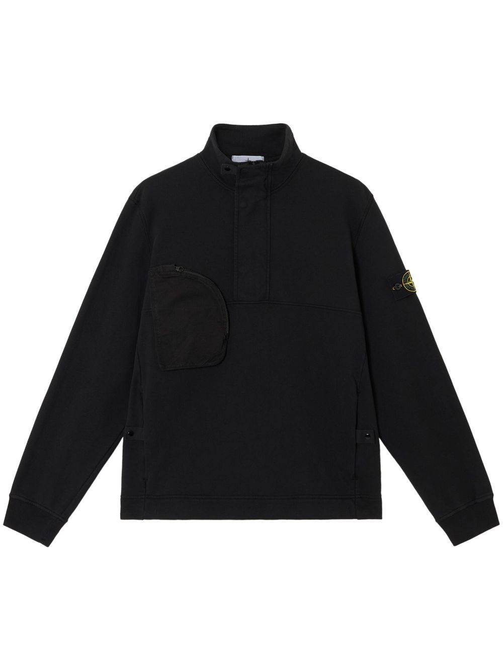 Zip-up sweatshirt - Black