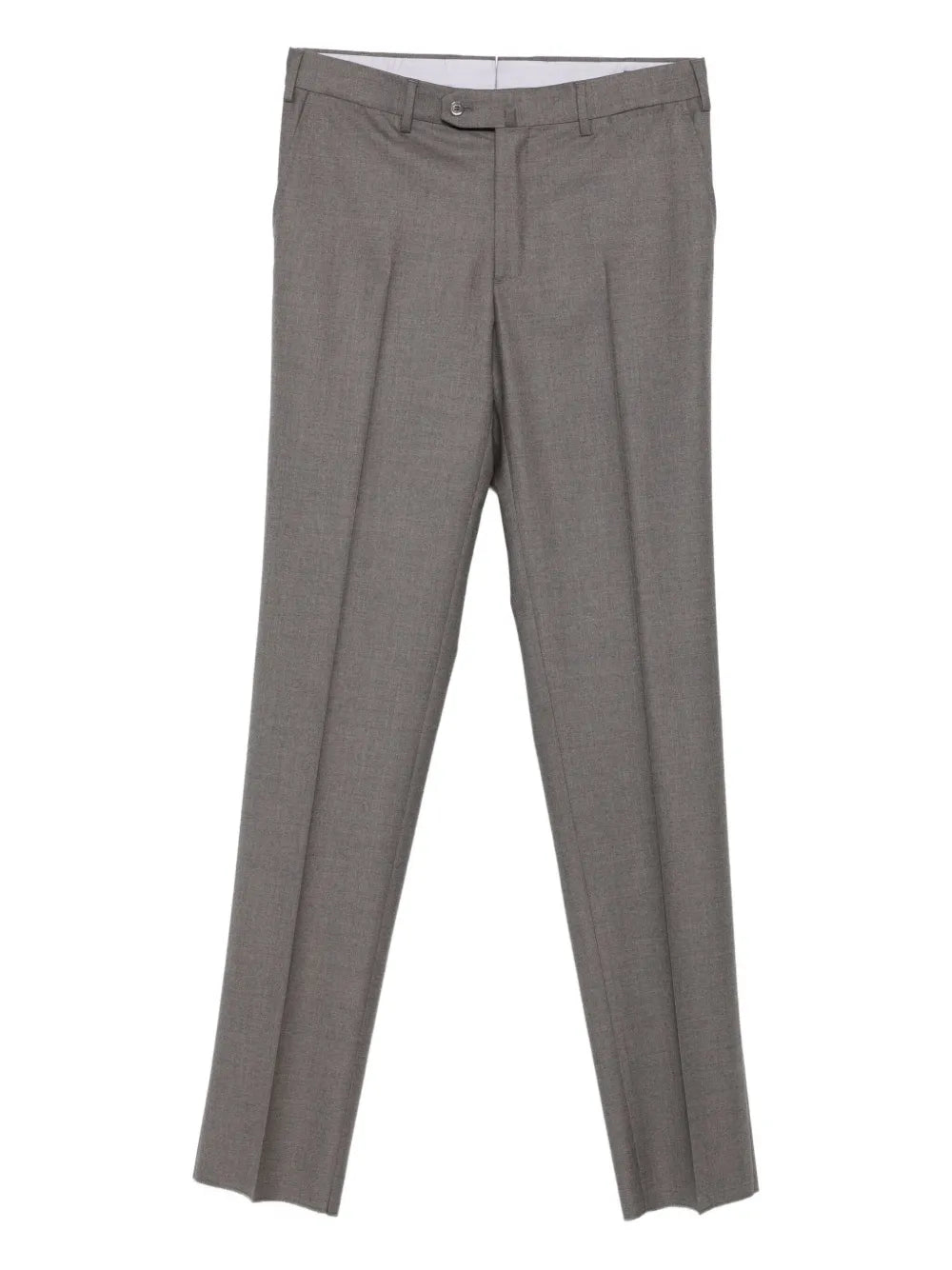 Wool Tailored Trousers — Grey
