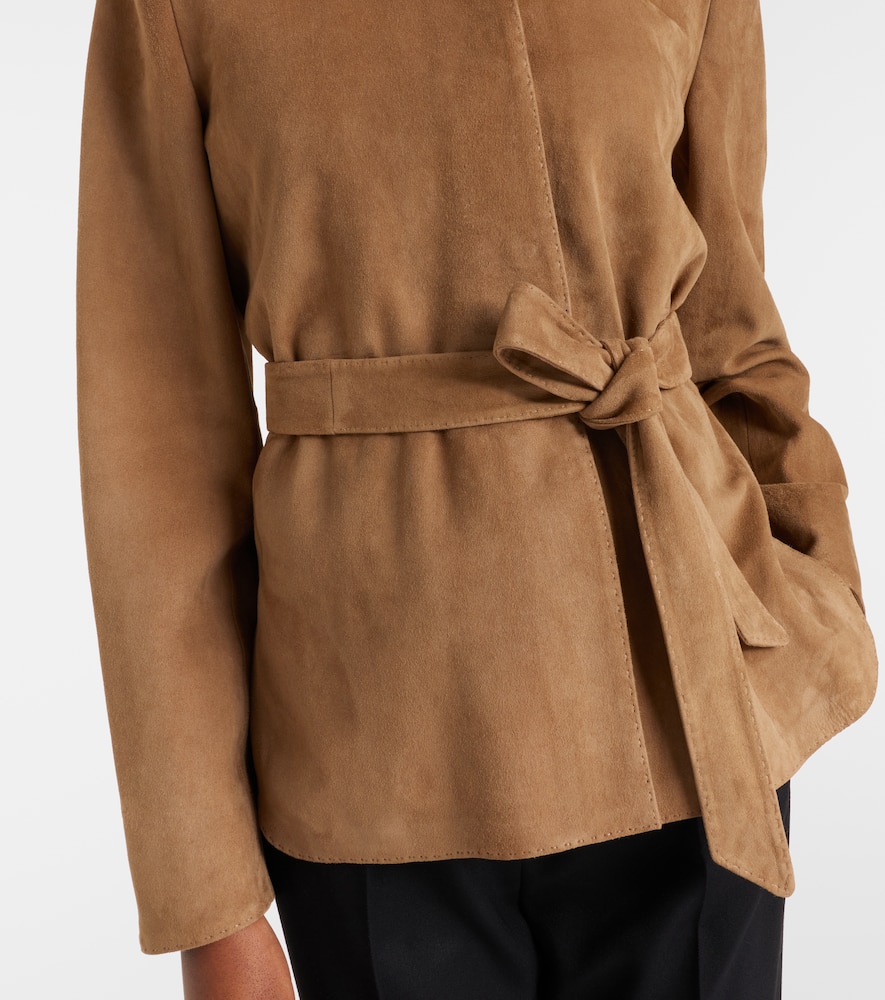 Abito belted suede jacket