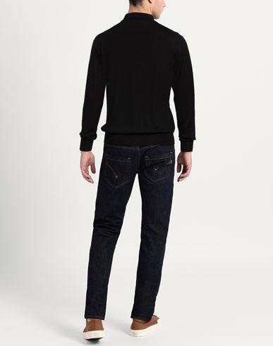 Man Sweater Black Size 40 Virgin Wool