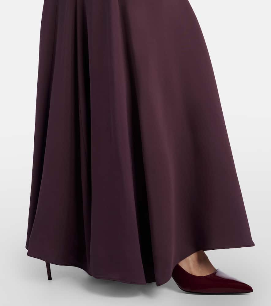 Ames gathered jersey maxi dress