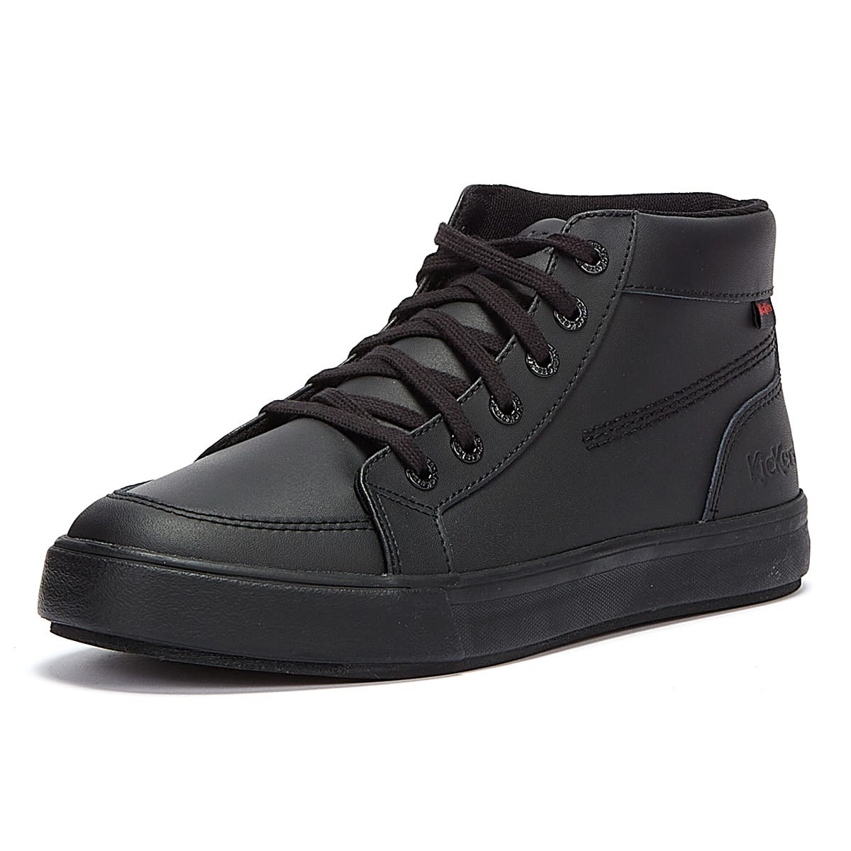 Kickers Tovni Hi Men's Black Leather Trainer