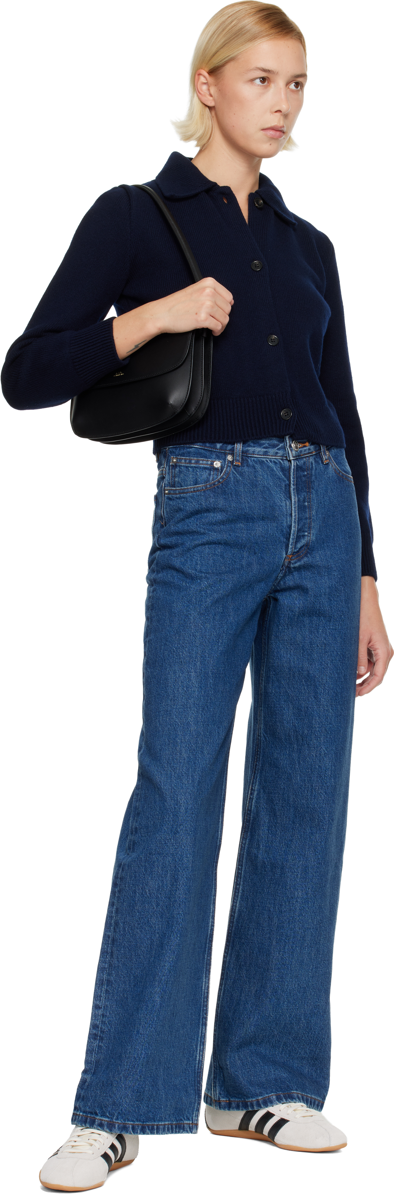 A. P.C. Black Sarah Shoulder Bag