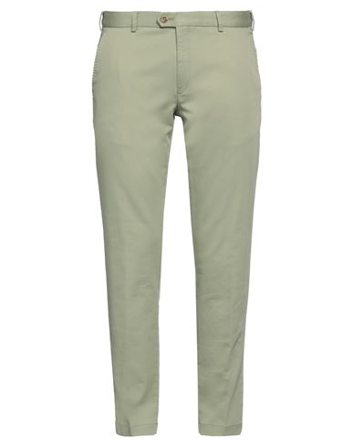 Man Pants Military green Size 42S Cotton, Elastane