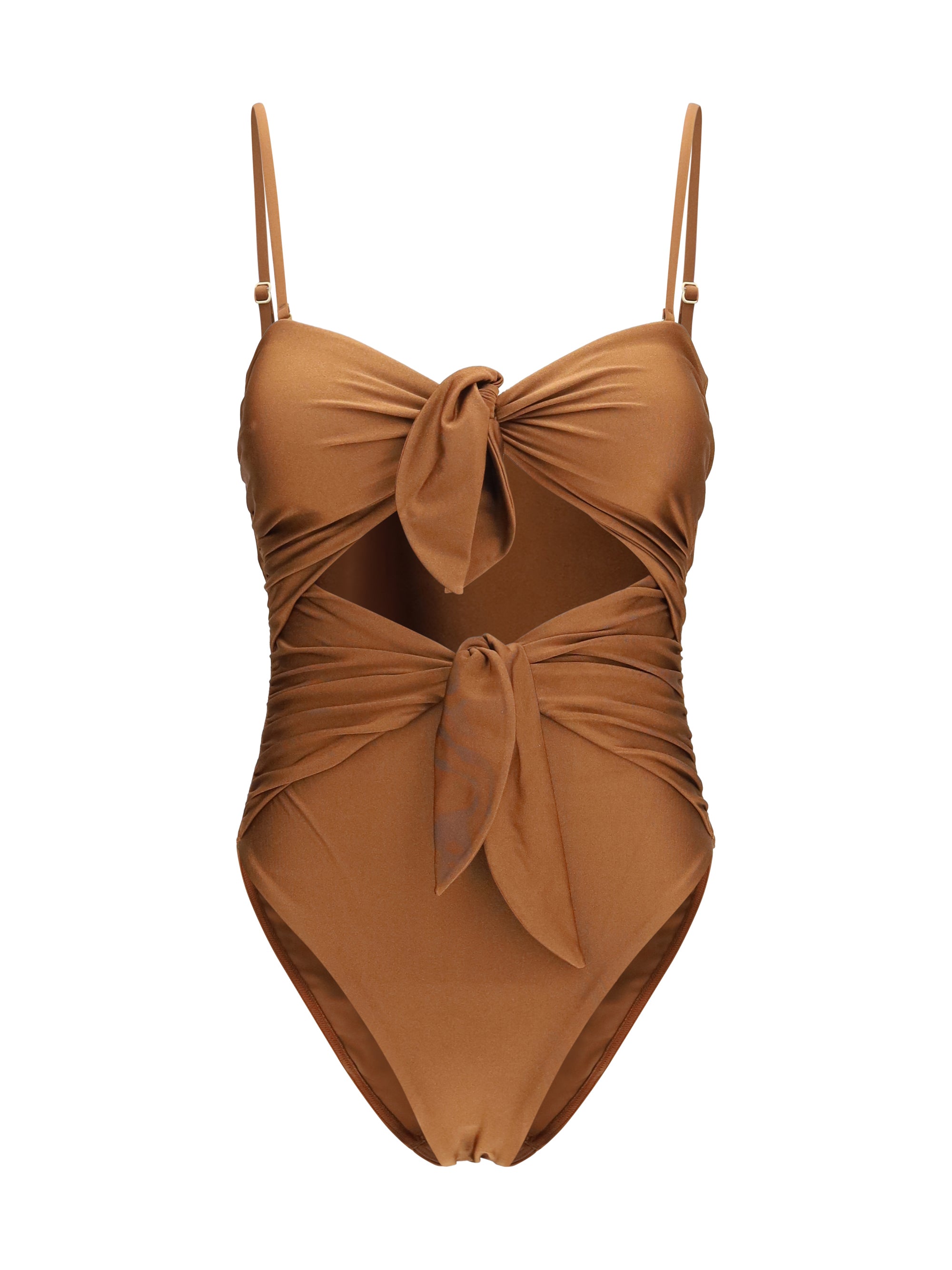 Aster Swimsuit — Brown