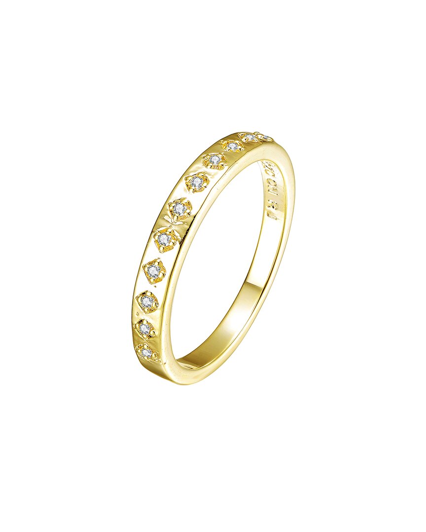 14K Plated Cz Ring