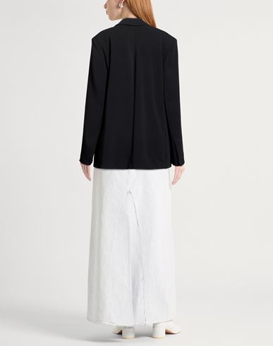 Woman Blazer Black Size 2 Viscose, Elastane
