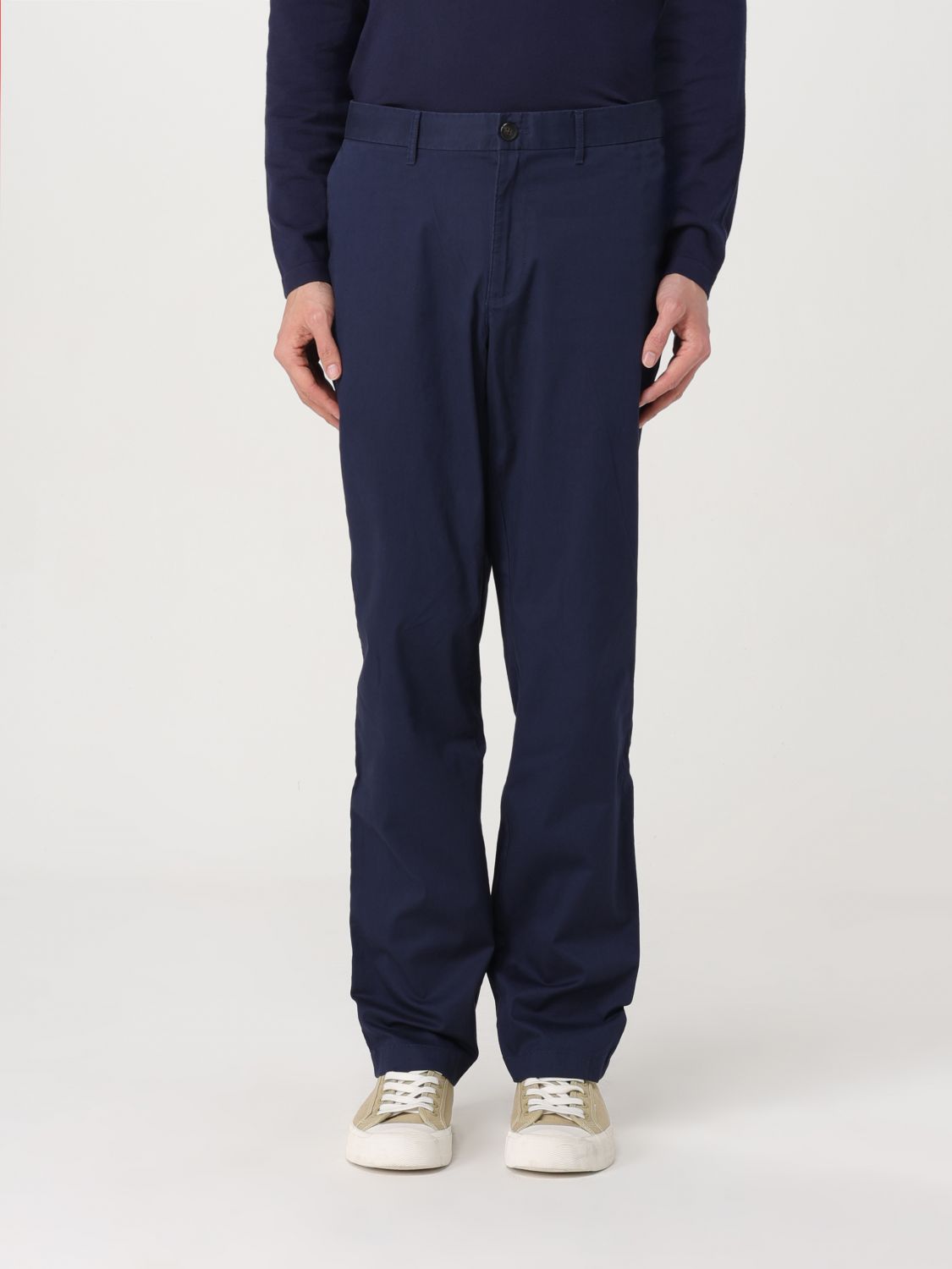 Pants Men color Blue