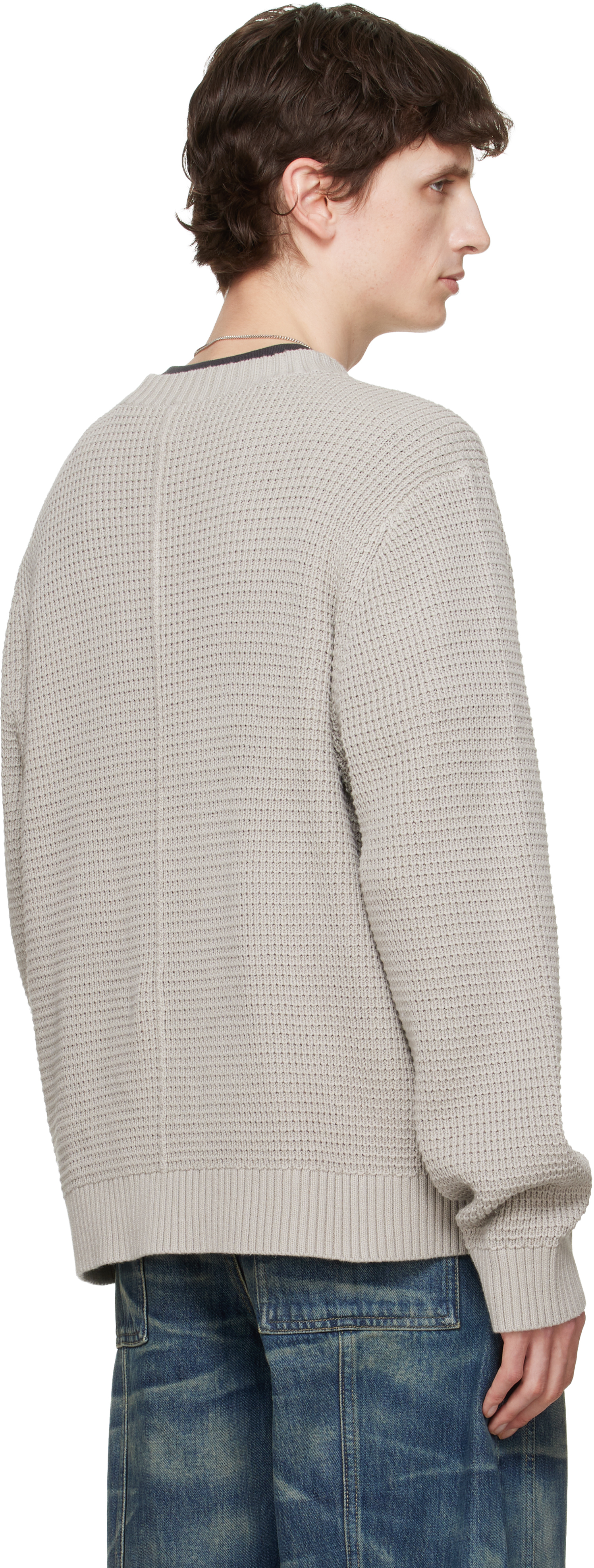 Gray Bently Knit Sweater