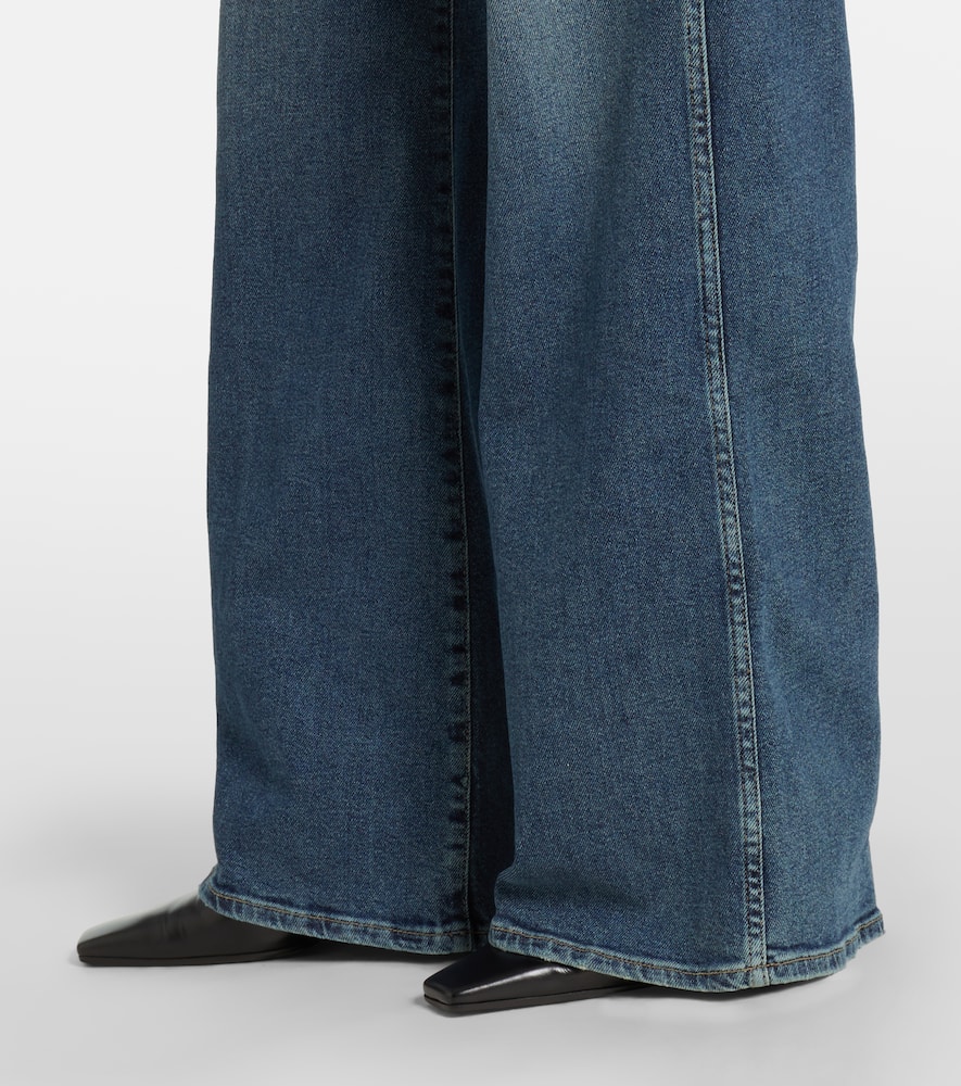 Luxe Vintage high-rise wide-leg jeans