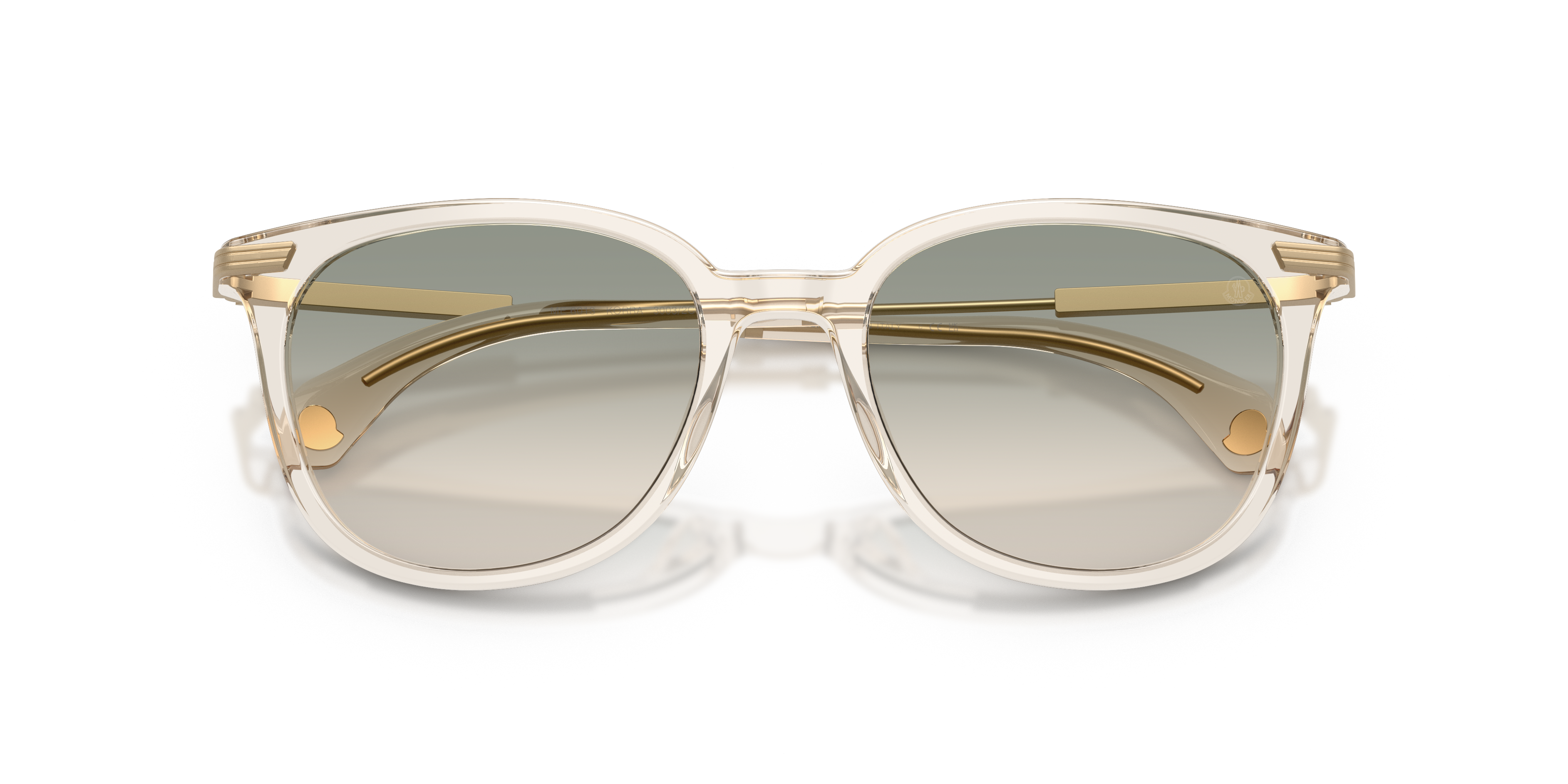 Moncler Unisex Moncler ME6013 KORRA 30032C Gafas de sol Acetato Marrón Marrón Redonda Normal Matizado