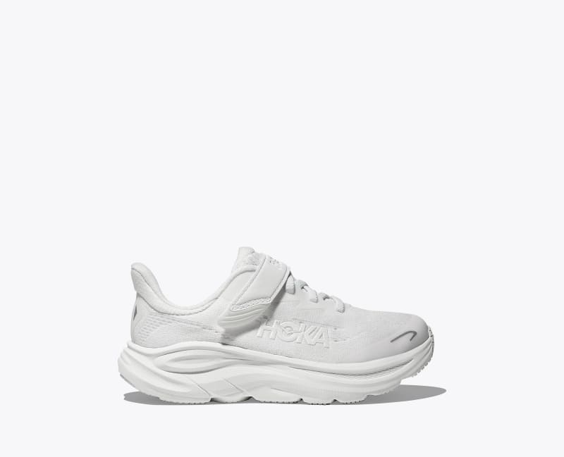 HOKA Clifton 10 Shoes in White/White