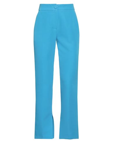 Woman Pants Azure Size XS Polyester, Elastane