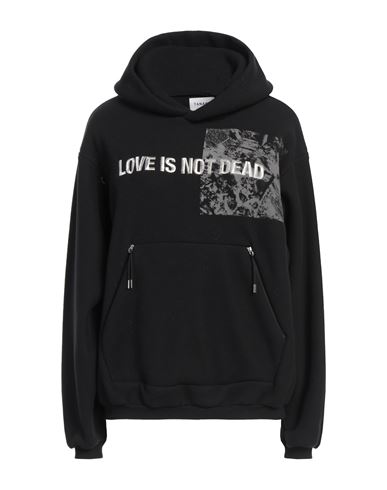Tanaka Woman Sweatshirt Black Size L Polyester, Cotton, Elastane