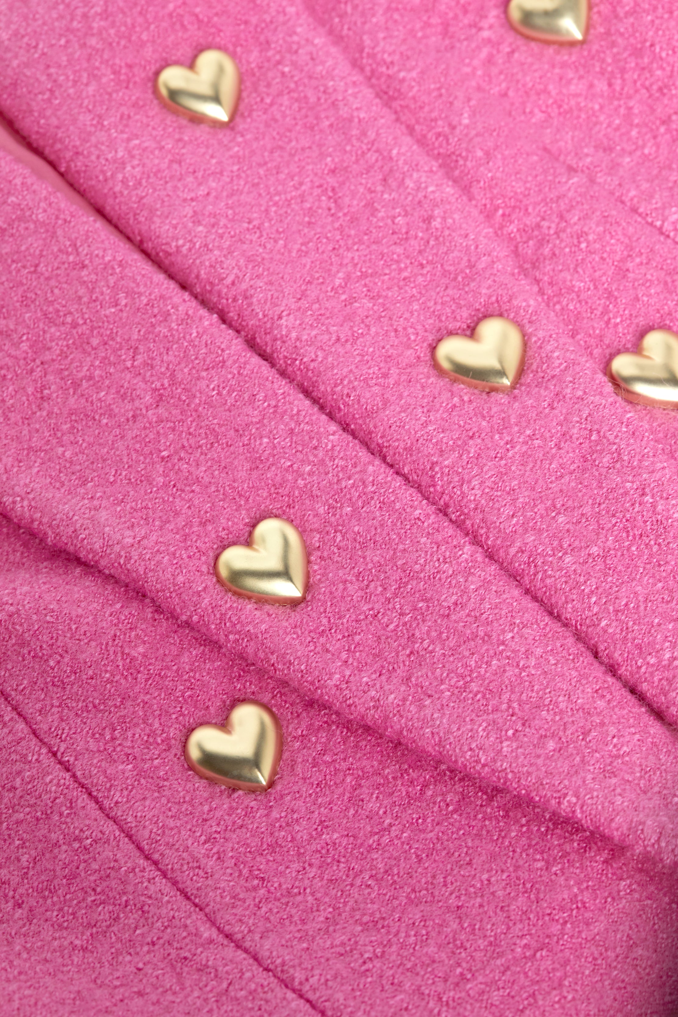Jen Blazer In Pink/Gold