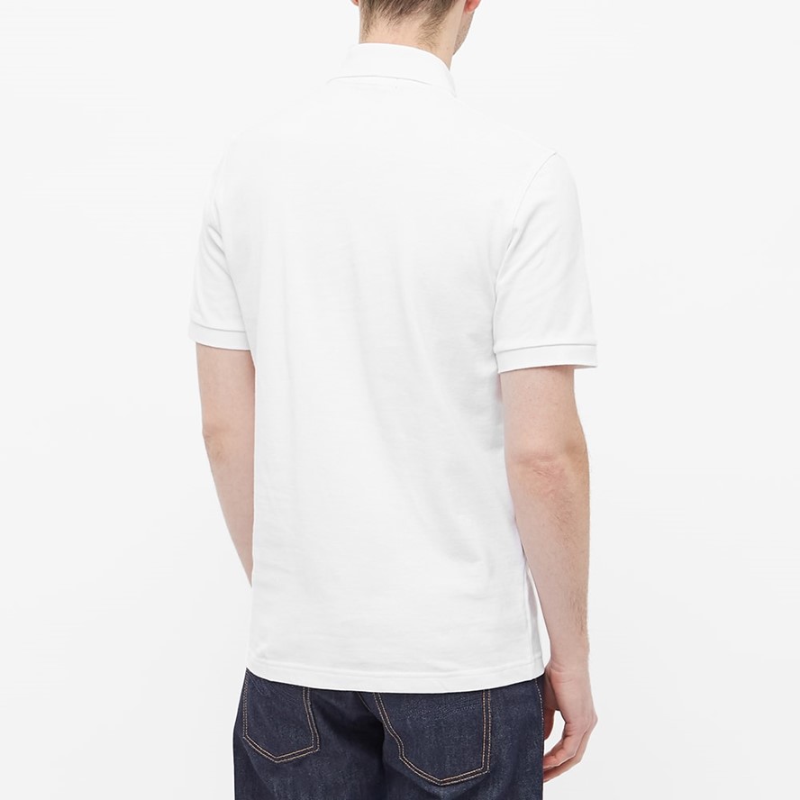 White Piquet Polo Shirt