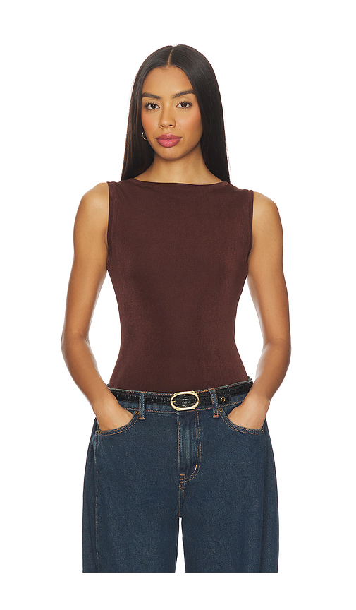 LAMARQUE Loki Bodysuit in Brown. L. Also in S