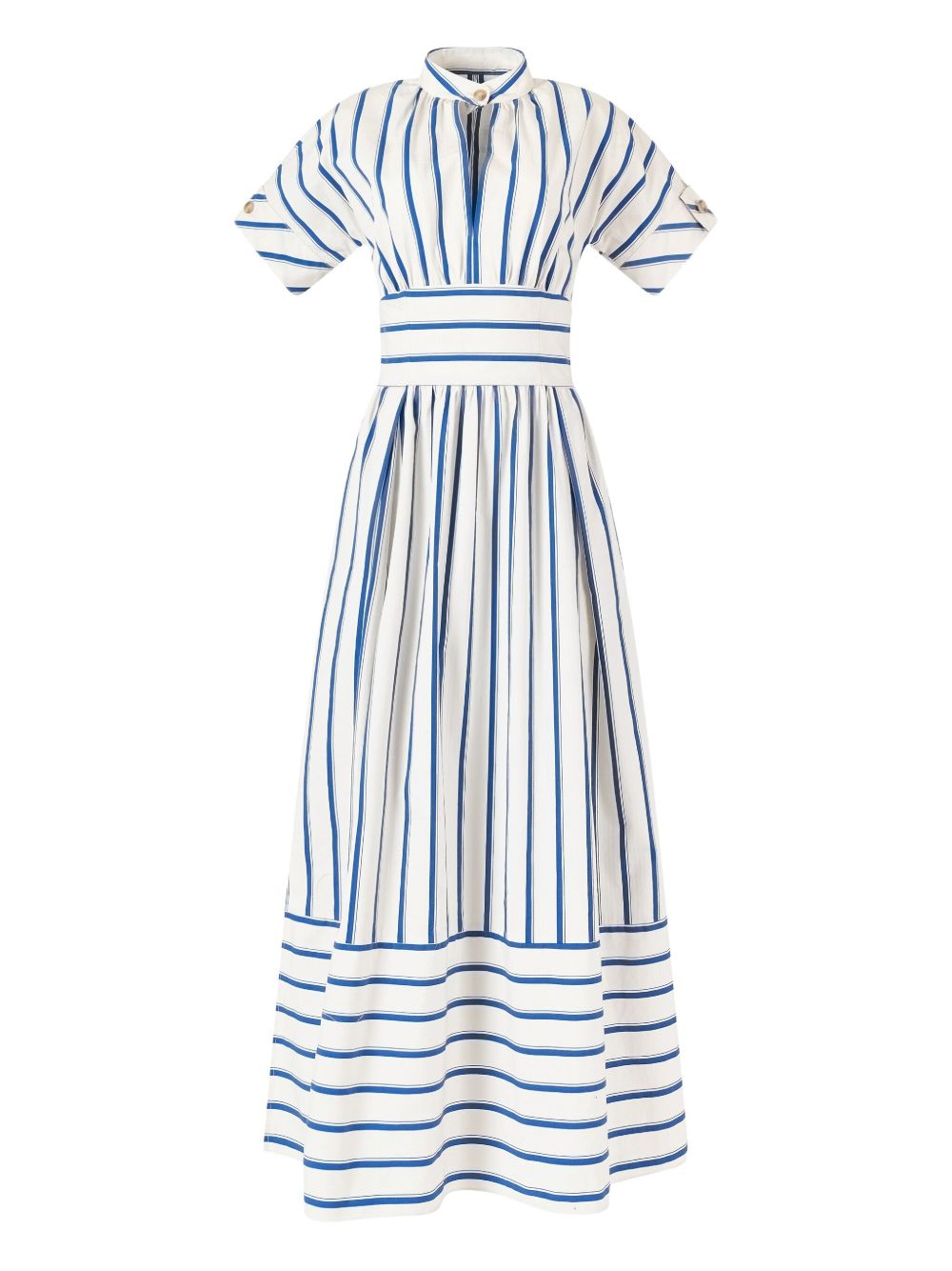 Ask for Directions striped maxi dress - White