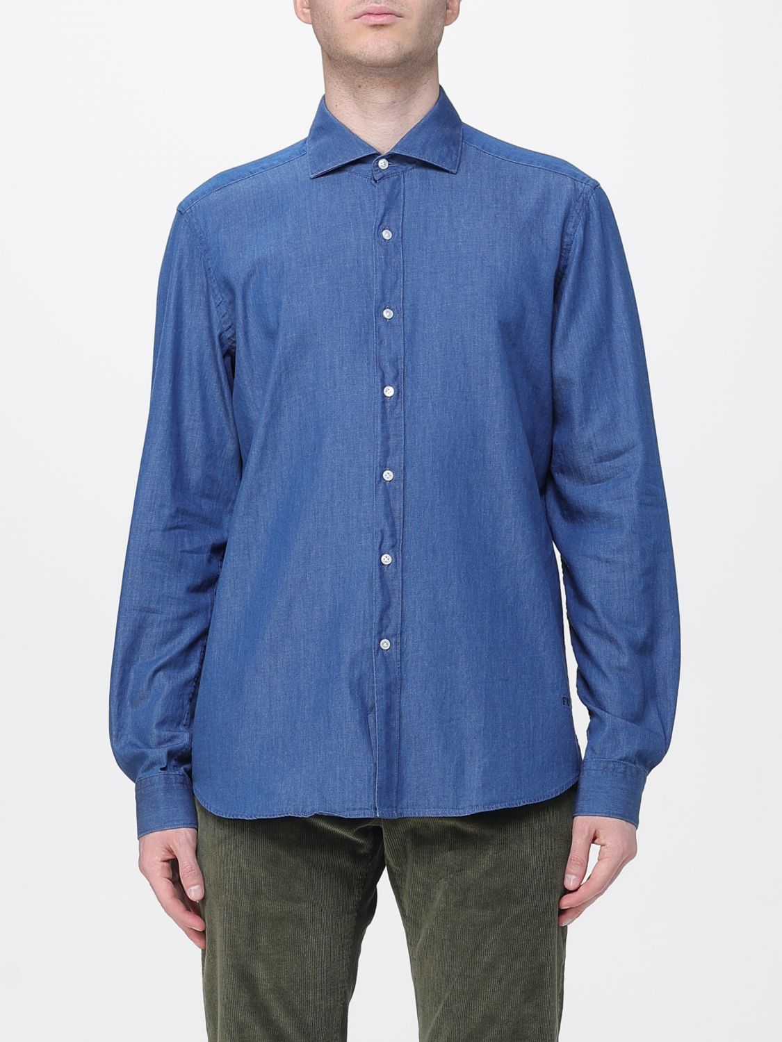 Shirt Men color Blue 1