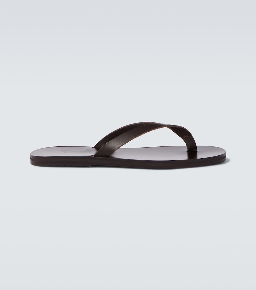 Solon leather thong sandals